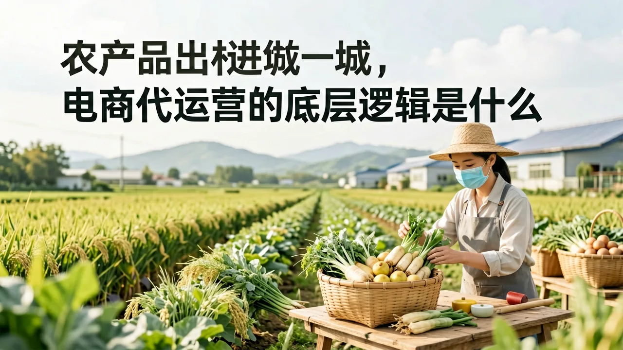 农产品出村进城，电商代运营的底层逻辑是什么